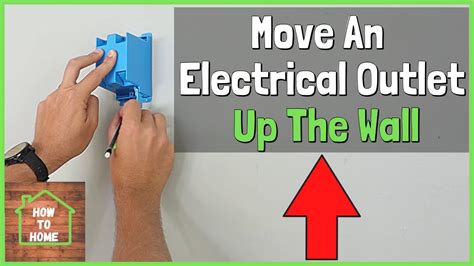 how to move an electrical box up the wall|how to move electrical outlets.